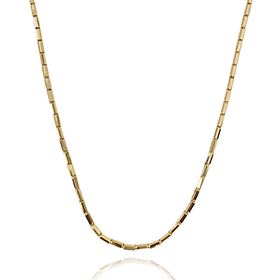 Foto de 28-4554G - GARGANTILLA BRILLO 2MM 45CM (8,56gr) 18K**