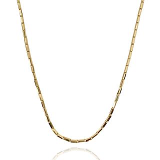 Foto de 28-4554G - GARGANTILLA BRILLO 2MM 45CM (8,56gr) 18K**