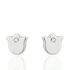 Foto de 51-201297201 - PENDIENTES TULIPÁN CIRCONITA 5MM O.B. 18K