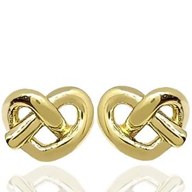 Foto de 62-2654 - PENDIENTES CORAZÓN NUDO 7MM 18K