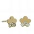 Foto de 99-PT788 - PENDIENTES FLOR CIRCONITA 5MM 18K