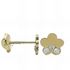 Foto de 99-PT788 - PENDIENTES FLOR CIRCONITA 5MM 18K