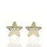 Foto de 99-PT789 - PENDIENTES ESTRELLA CIRCONITA 5.5MM 18K