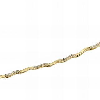 Foto de 28-0029 - PULSERA CIRCONITA 2.20MM 19CM (5,12gr) 18K