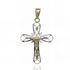 Foto de 28-209016 - CRUZ CRISTO BICOLOR CALADA 23MM 18K