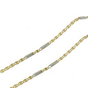 Foto de 04-182-50 - CADENA BICOLOR 3MM 50CM (7,01gr) 18K