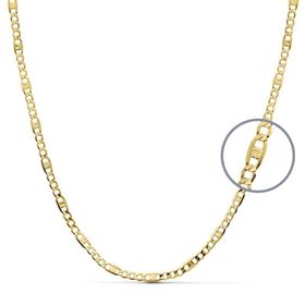 Foto de 04-VAL55X60 - CADENA VALENTINO 2.70MM CALIBRE 55X60CM (4,32gr) 18K
