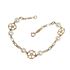 Foto de 45-233 - PULSERA FLORES PERLAS 9-5MM 17CM 18K