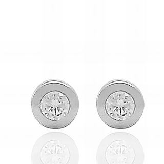 Foto de 51-2012569 - PENDIENTES CHATÓN 4-6.5MM O.B. 18K