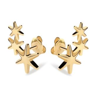 Foto de 51-2202885 - PENDIENTES TREPADORES ESTRELLAS 15MM 18K