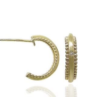 Foto de 62-1172 - PENDIENTES ARO LAPIDADOS CIRCONITA 3X13MM 18K