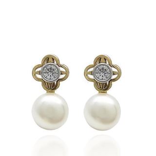 Foto de 99-PT741 - PENDIENTES TÚ Y YO 13MM CATALÁN 18K