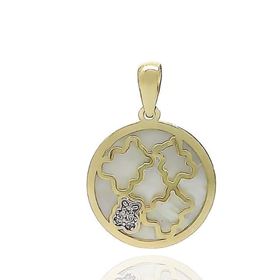 Foto de 62-298 - COLGANTE OSOS NÁCAR 18MM 18K