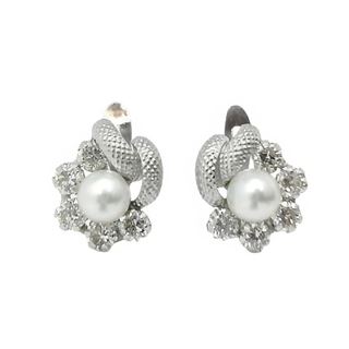 Foto de 02-AG7244P - *OFERTA* PENDIENTES PLATA PERLA 10MM