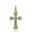 Foto de 04-250 - CRUZ CRISTO BICOLOR 25MM 18K