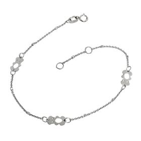 Foto de 10-00-5494B - PULSERA OSOS 9MM 19CM (ANILLA 2CM ) O.B. (1,26gr) 18K