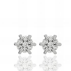 Foto de 10-247-437 - PENDIENTES "NETO" BRILLANTES SSWB H 0.12-0.03 5MM O.B. 18K