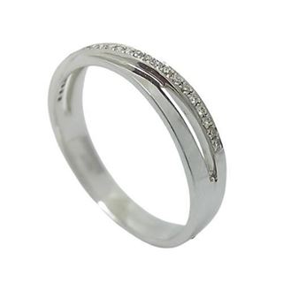 Foto de 10-297-1332 - SORTIJA "NETO" 25 BRILLANTES SI H 0.075 4MM O.B. 18K