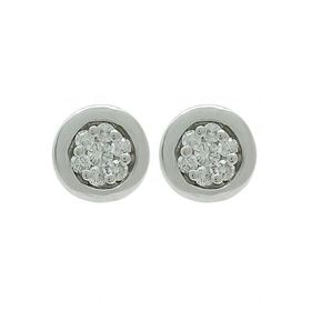 Foto de 10-297-651 - PENDIENTES "NETO" BRILLANTES 0.199KT H-SI 6.5MM O.B. 18K