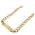 Foto de 10-391-051 - PULSERA PLACA BARBADA 8MM 21CM (12,21gr) (PLACA 10X38MM) 18K
