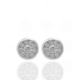 Foto de 10-470-046 - PENDIENTES "NETO" BRILLANTES SI2 0.14-0.11 6MM O.B. 18K