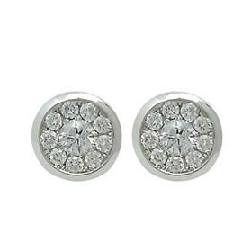 Foto de 10-470-049 - PENDIENTES "NETO" BRILLANTES SI2 0.186-0.144 6.5MM O.B. 18K 