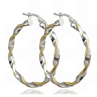 Foto de 10-472-105BI-30 - CRIOLLAS RETORCIDAS BICOLOR 3X30MM EXTERIOR 18K