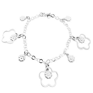 Foto de 20-5 - PULSERA PLATA FLORES 6-15MM 17CM
