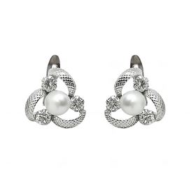 Foto de 02-AG7240P - *OFERTA* PENDIENTES PLATA PERLA 10MM