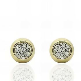 Foto de 70-002 - PENDIENTES BOLA CRYSTALLATO 5MM 18K