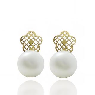 Foto de 51-1252505 - PENDIENTES PERLA 13MM CATALÁN 18K