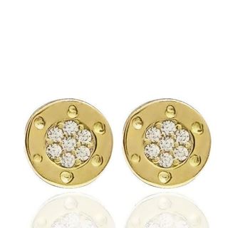 Foto de 05-4840 - PENDIENTES REDONDOS CIRCONITA 7MM 18K