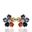 Foto de 05-4478 - PENDIENTES FLOR PIEDRAS COLOR 9MM 18K 