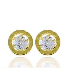 Foto de 05-4110 - PENDIENTES CIRCONITA 6MM 18K