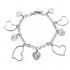 Foto de 20-7 - PULSERA PLATA CORAZONES 15-9MM 17CM