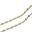 Foto de 10-391-082-50 - CADENA TRAVESINO 3MM 50CM (5,31gr) 18K 