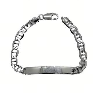 Foto de 20-GRP180 - PULSERA PLATA PLACA ANCLA 9MM 21CM (PLACA 9X40MM) 