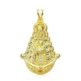 Foto de 78-3049-325 - VIRGEN ROCÍO SILUETA 25MM (2,25gr) 18K