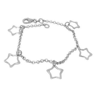 Foto de 24-29 - *OFERTA* PULSERA PLATA 5 ESTRELLAS 10MM 19CM