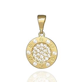 Foto de 10-636-779 - COLGANTE CIRCONITA TORNILLOS 12MM 18K