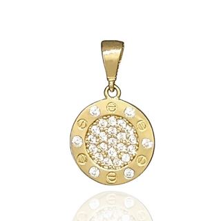 Foto de 10-636-779 - COLGANTE CIRCONITA TORNILLOS 12MM 18K