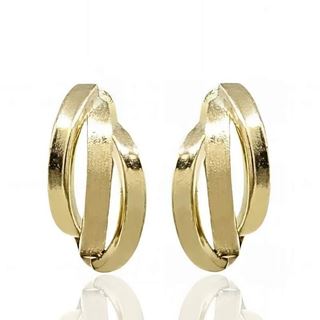 Foto de 42-2004 - PENDIENTES MATE-BRILLO 15MM CATALÁN 18K