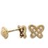 Foto de 9K05-2875 - PENDIENTES MARIPOSA CIRCONITA 6MM 9K**