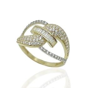 Foto de 44-00045S - SORTIJA BICOLOR CIRCONITA 11MM 18K