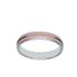 Foto de 10-351-1044-17 - ALIANZA BICOLOR ROSA MATIZADO CONFORT 4MM 18K 