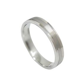 Foto de 10-351-118-14 - ALIANZA CENTRO MATE 4MM O.B. 18K 