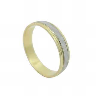 Foto de 10-351-297-15 - ALIANZA BICOLOR 4MM 18K