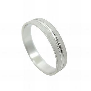 Foto de 10-351-480-14 - ALIANZA PLANA CENTRO BRILLO 4MM O.B. 18K