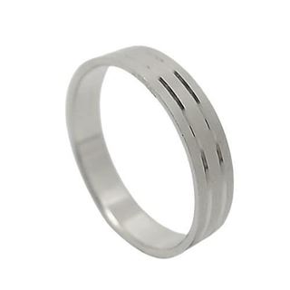 Foto de 10-351-500-15 - ALIANZA PLANA DOS FILOS 4MM O.B. 18K