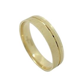 Foto de 10-351-539-15 - ALIANZA DOS FILOS BRILLO CONFORT 4.5MM 18K